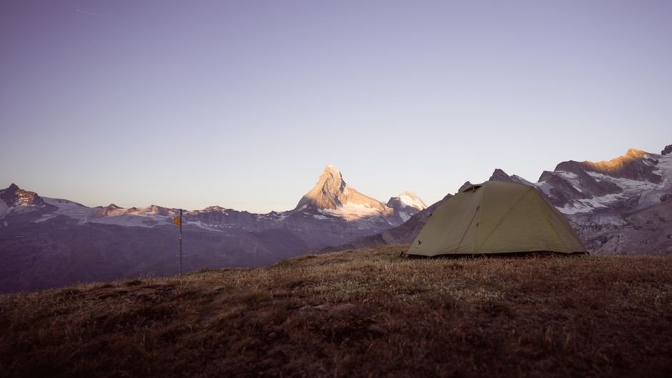 frosty tent morning