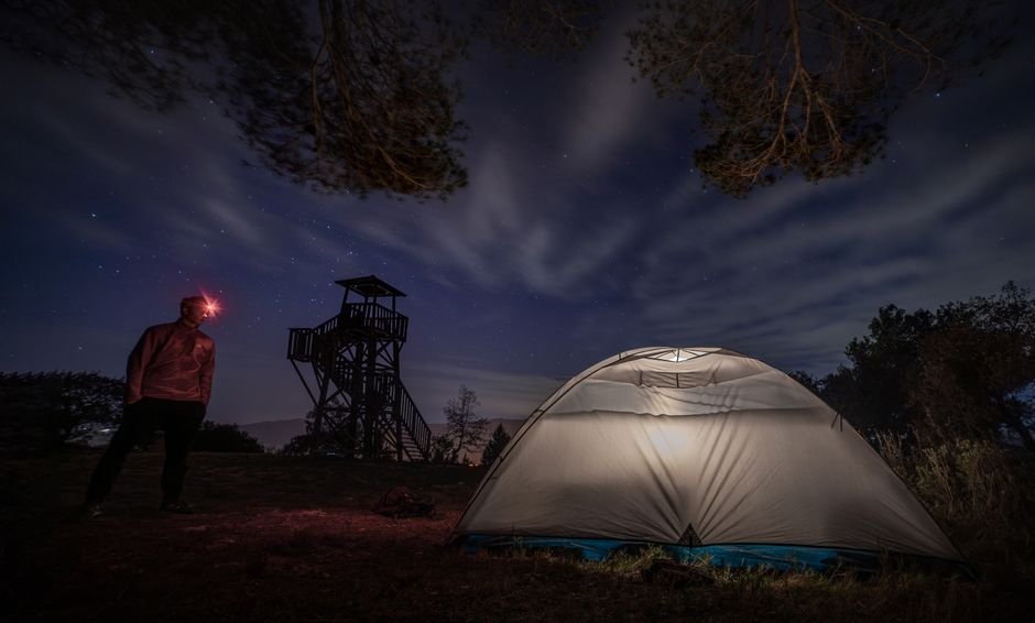 campground loop evening