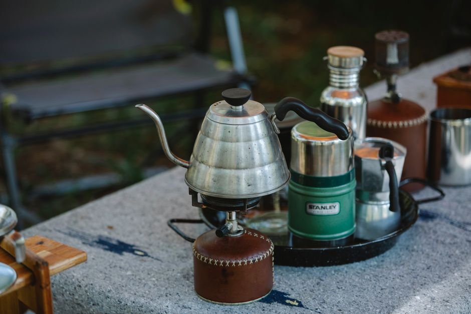 camp morning coffee